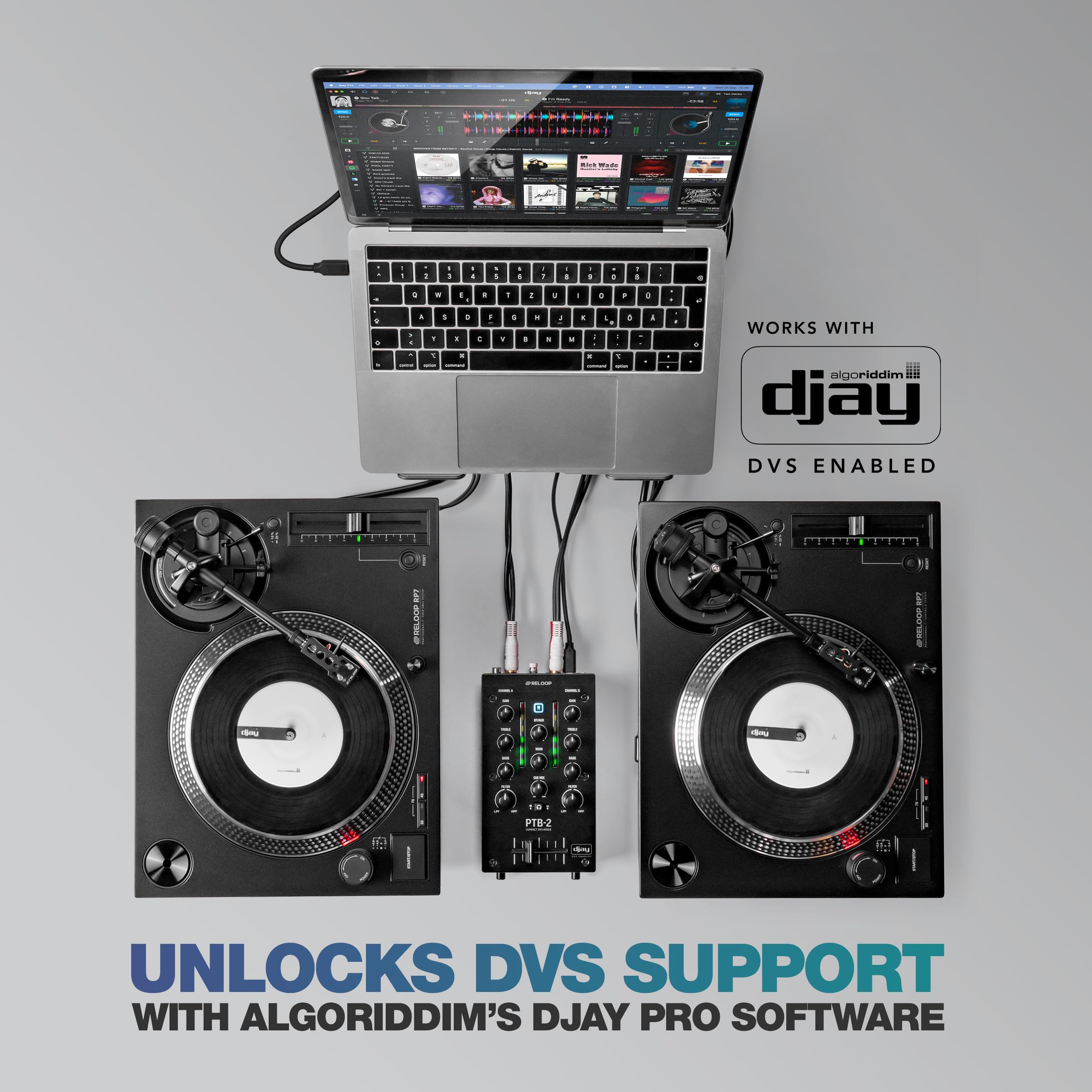 Amazon | Reloop PTB-2 ポータブルでコンパクトな2+1チャンネルDJ